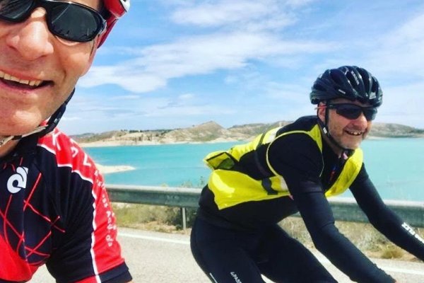 Riding fun at the embalse